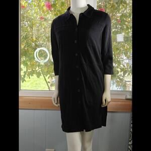 NWT Tribal Jeans Knit Button Down Shirt Dress